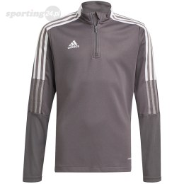 Bluza dla dzieci adidas Tiro 21 Training Top Youth szara GM7321 Adidas teamwear