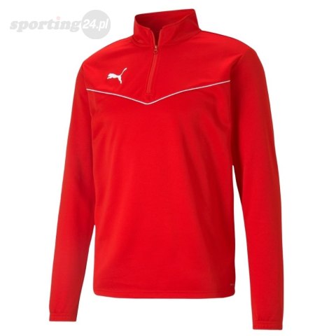 Bluza męska Puma teamRISE 1 4 Zip Top czerwona 657394 01 Puma