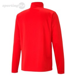 Bluza męska Puma teamRISE 1 4 Zip Top czerwona 657394 01 Puma