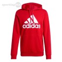 Bluza męska adidas Essentials Big Logo czerwona GV0249 Adidas