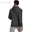 Bluza męska adidas Essentials Fleece 3-Stripes Hoodie ciemnoszara GK9082 Adidas