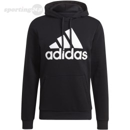 Bluza męska adidas Essentials Fleece Big Logo Hoodie czarna GK9220 Adidas