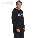 Bluza męska adidas Essentials French Terry Linear Logo Hoodie czarna GK9064 Adidas