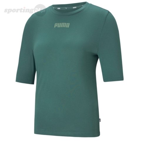 Koszulka damska Puma Modern Basics Tee Cloud zielona 585929 45 Puma