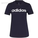 Koszulka damska adidas Essentials Slim Logo granatowa H07833 Adidas