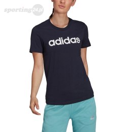 Koszulka damska adidas Essentials Slim Logo granatowa H07833 Adidas