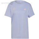 Koszulka damska adidas Signature Tee fioletowa GV1344 Adidas