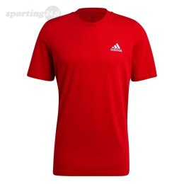 Koszulka męska adidas Essentials Embro czerwona GK9642 Adidas