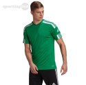 Koszulka męska adidas Squadra 21 JSY SS zielona GN5721 Adidas teamwear