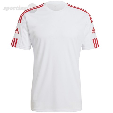 Koszulka męska adidas Squadra 21 Jersey Short Sleeve biała GN5725 Adidas teamwear