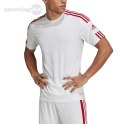 Koszulka męska adidas Squadra 21 Jersey Short Sleeve biała GN5725 Adidas teamwear