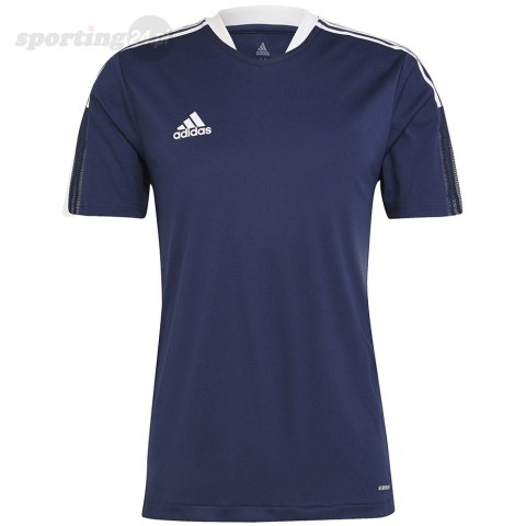 Koszulka męska adidas Tiro 21 Training Jersey granatowa GM7585 Adidas teamwear