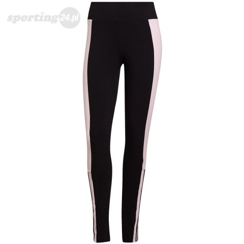 Legginsy damskie adidas Essentials Colorblock czarno-różowe GS6325 Adidas