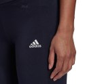 Legginsy damskie adidas Essentials High-Waisted Logo Leggings granatowe H07781 Adidas