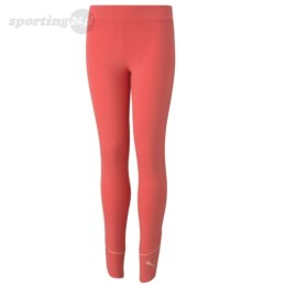 Legginsy dla dzieci Puma Alpha Leggings G pomarańczowe 586176 42 Puma