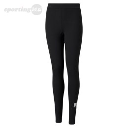 Legginsy dla dzieci Puma ESS Logo Leggings czarne 587035 01 Puma