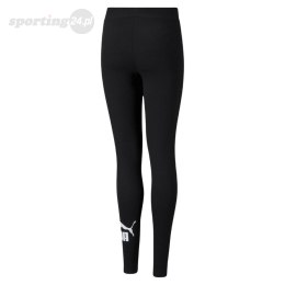 Legginsy dla dzieci Puma ESS Logo Leggings czarne 587035 01 Puma