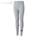 Legginsy dla dzieci Puma ESS Logo Leggings jasnoszare 587035 04 Puma