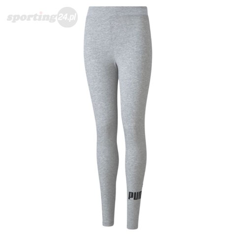 Legginsy dla dzieci Puma ESS Logo Leggings jasnoszare 587035 04 Puma