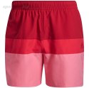 Spodenki kąpielowe męskie adidas Short-Length Colorb czerwono-różowe GU0312 Adidas