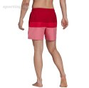 Spodenki kąpielowe męskie adidas Short-Length Colorb czerwono-różowe GU0312 Adidas