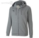 Bluza męska Puma teamGOAL 23 Casuals Hooded Jacket szara 656708 33 Puma