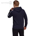 Bluza męska adidas Essentials Fleece 3-Stripes Hoodie granatowa GK9073 Adidas