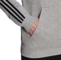 Bluza męska adidas Essentials Fleece 3-Stripes Hoodie szara GK9084 Adidas