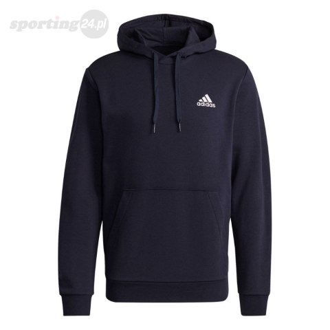 Bluza męska adidas Essentials Fleece Hoodie granatowa H12216 Adidas