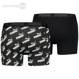 Bokserki męskie Puma Aop Boxer 2P czarne 935054 01 Puma