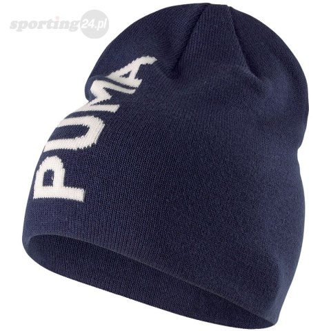 Czapka Puma Ess Classic Cuffless Beanie Peaco Senior granatowa 23433 02 Puma