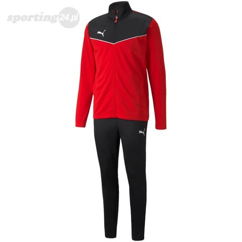 Dres męski Puma individualRISE Tracksuit czerwono-czarny 657534 01 Puma