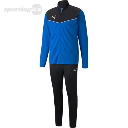 Dres męski Puma individualRISE Tracksuit niebiesko-czarny 657534 06 Puma