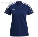 Koszulka damska adidas Tiro 21 Polo W granatowa GK9674 Adidas teamwear