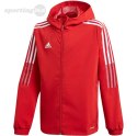 Kurtka dla dzieci adidas Tiro 21 Windbreaker czerwona GP4976 Adidas teamwear