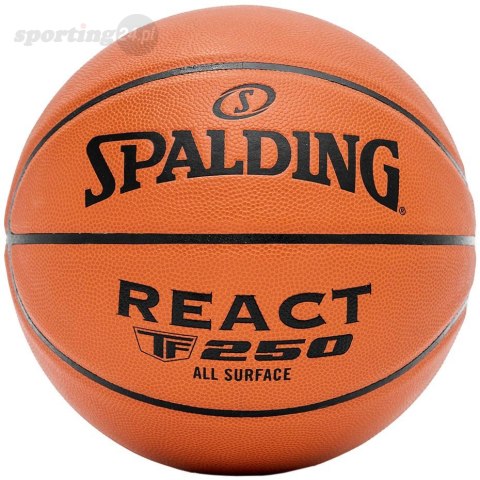 Piłka koszykowa Spalding React TF-250 rozm. 7 brązowa 76801Z Spalding