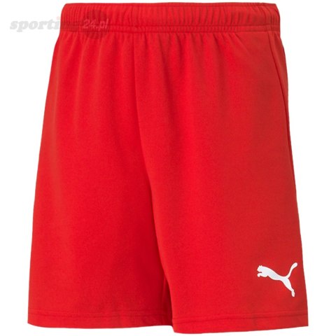 Spodenki dla dzieci Puma teamRISE Short Jr czerwone 704943 01 Puma