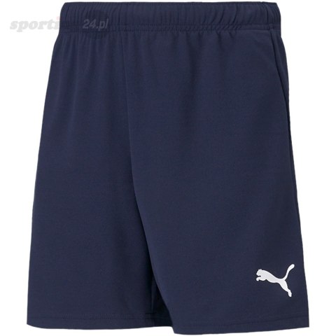 Spodenki dla dzieci Puma teamRISE Short Jr granatowe 704943 06 Puma