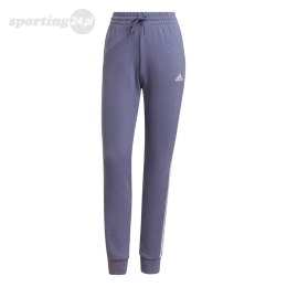 Spodnie damskie adidas Essentials French Terry 3-Stripes Pants fioletowe H42011 Adidas