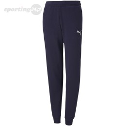 Spodnie dla dzieci Puma spodnie teamGOAL 23 Casuals Pants Jr granatowe 656713 06 Puma