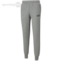 Spodnie męskie Puma ESS Logo Pants FL jasnoszare 586714 03 Puma