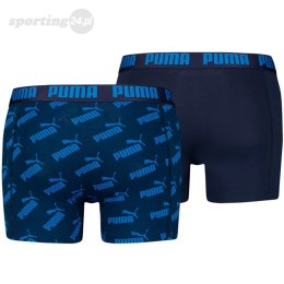 Bokserki Puma Men Aop Boxer 2P granatowe 935054 02 Puma