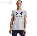 Koszulka damska Under Armour Live Sportstyle Graphic Ssc szara 1356305 017 Under Armour