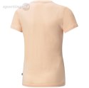 Koszulka dla dzieci Puma ESS+ Logo Tee brzoskwiniowa 587041 91 Puma