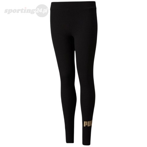 Legginsy dla dzieci Puma ESS+Logo czarne 587050 56 Puma