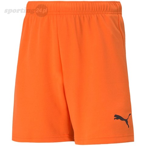 Spodenki dla dzieci Puma teamRISE Short Jr pomarańczowe 704943 08 Puma