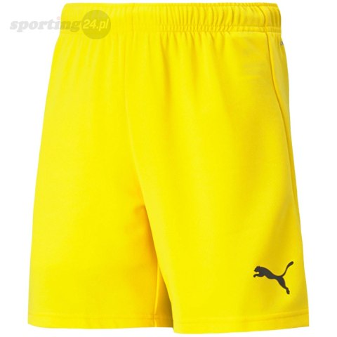 Spodenki dla dzieci Puma teamRISE Short Jr żółte 704943 07 Puma