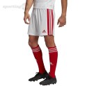 Spodenki męskie adidas Squadra 21 Shorts biało-czerwone adidas GN5770 Adidas teamwear