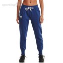 Spodnie damskie Under Armour Rival Fleece Joggers niebieskie 1356416 404 Under Armour