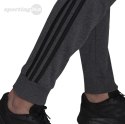 Spodnie męskie adidas Essentials French Terry Tapered Cuff 3-Stripes Pants szare H12256 Adidas